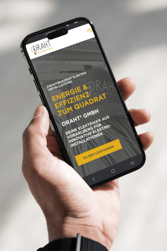 2 Drahtquadrat Webauftritt Marketing